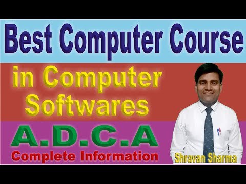 Best Course of Computer Software | ADCA | DTP Course | Tally Course| GST Training Video