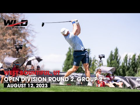2023 World Long Drive West Bountiful, UT | Open Division Round 2, Group 2