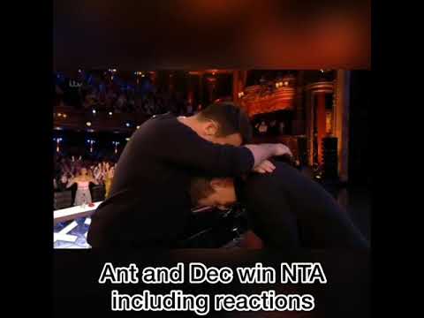 Ant and Dec - Best Presenter Award NTAs 2019 with reactions