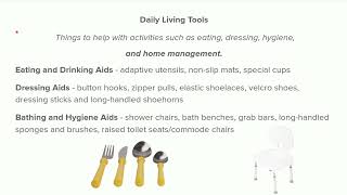 Adaptive Equipment Training