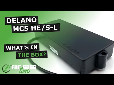 Delano MC5 HE/S-L 5 String MusicMan® Bass Pickup: What’s In The Box (A Close-Up Look)