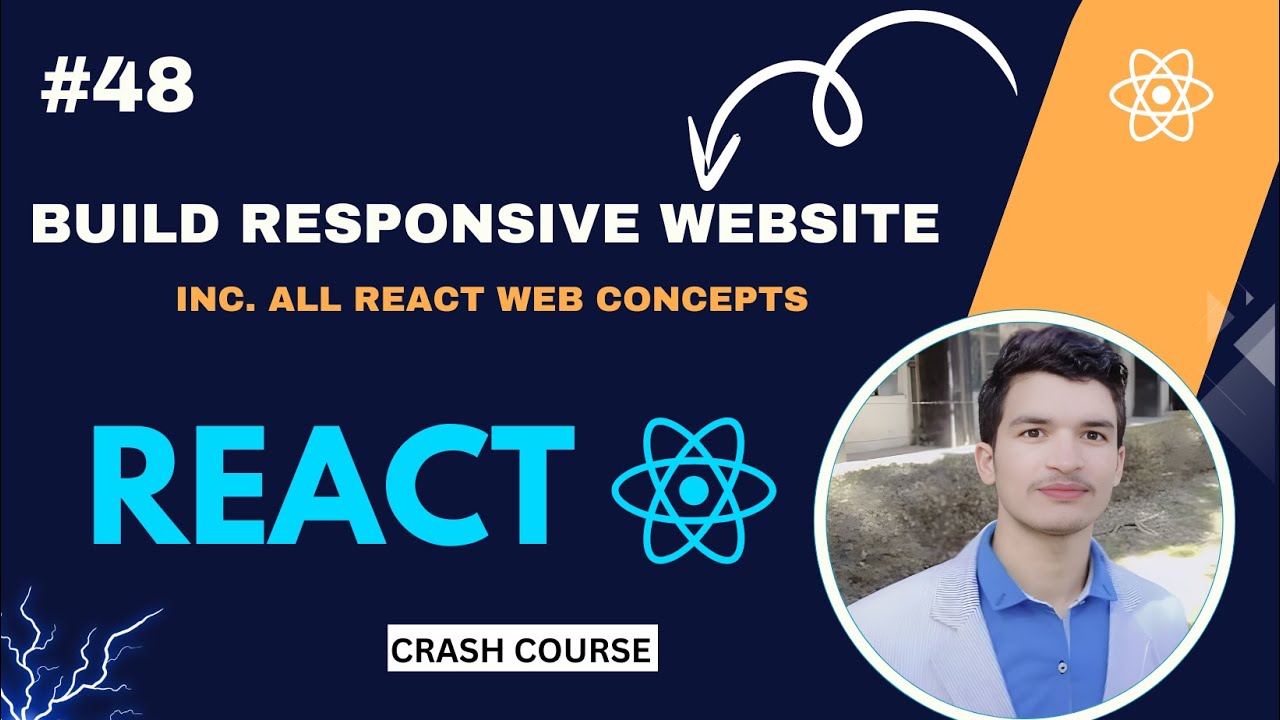 Build a Responsive Website in React.js | React Web Development Project (2025)