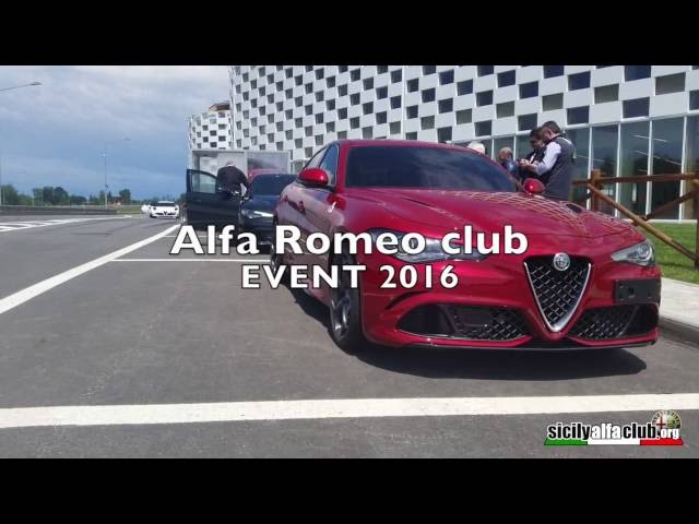 Club event 2016 Alfa Giulia  ad Arese