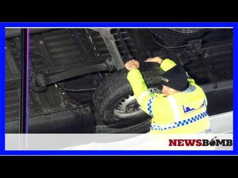 Ήρωας αστυνομικός συγκρατεί με τα χέρια του φορτηγό για να μην πέσει από γέφυρα! (pics)