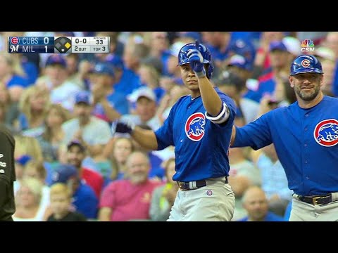 Thumbnail for CHC@MIL: Quintana rips single to right for first hit by Ween, Diego