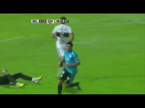 Gol de Velázquez. Belgrano 2 - Gimnasia 0. Fecha 10. Primera División 2016