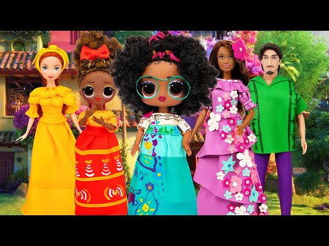 Encanto Isabela, Mirabel, Dolores, Pepa Madrigal Clothes with Clay - DIY Dolls & Crafts