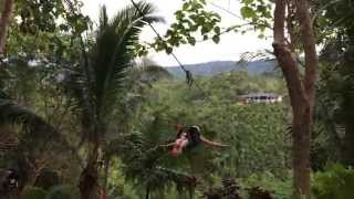 preview picture of video 'Зиплайн. Бохол (Филиппины). Вид от третьего лица / Zipline. Bohol (Philippines). Flythunder.'