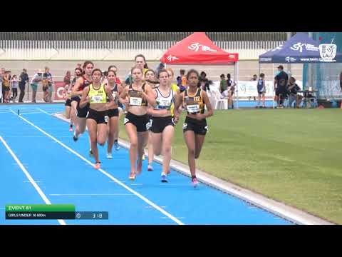 Girls Under 16 800m H2 - 2020 State Combined Events Championships // LAVicTV