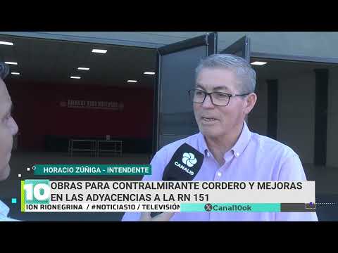 Contralmirante Cordero: obras para la localidad mejoras en las adyacencias a la R151
