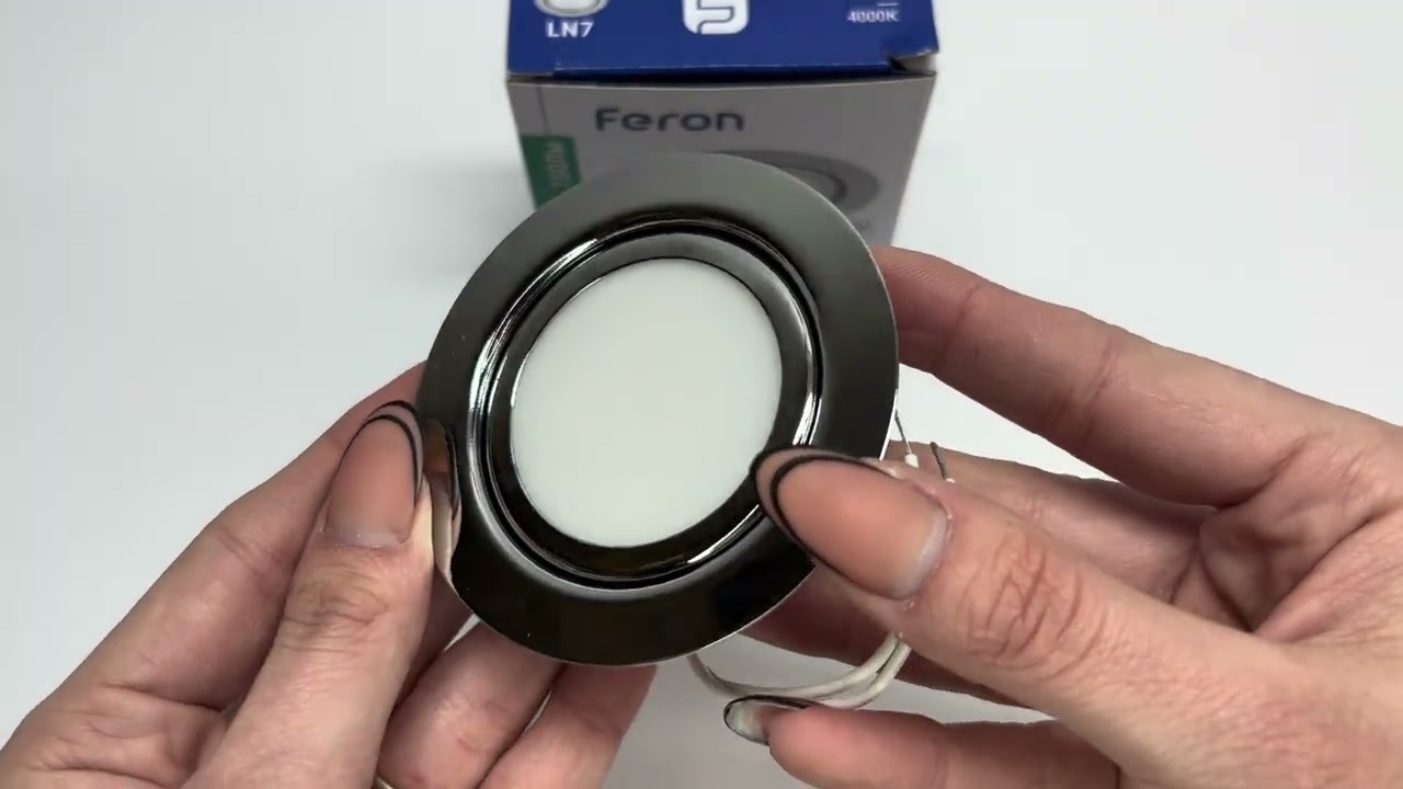 Точковий LED світильник FERON LN7 3W 150Lm 4000K хром 28904