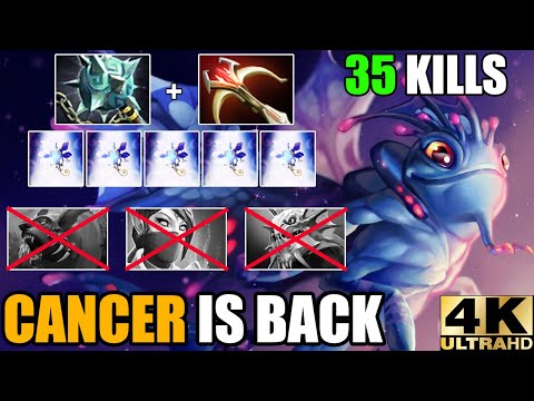 Crazy Phase Shift Attack Puck Carry 35 Kills Destroyed Enemy Epic Battle Fight Dota 2 Pro Gameplay