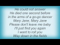 Spin Doctors - Mary Jane Lyrics