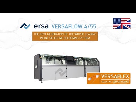 Ersa Selective Soldering – VERSAFLOW 4/55 with VERSAFLEX solder module – product video (English)