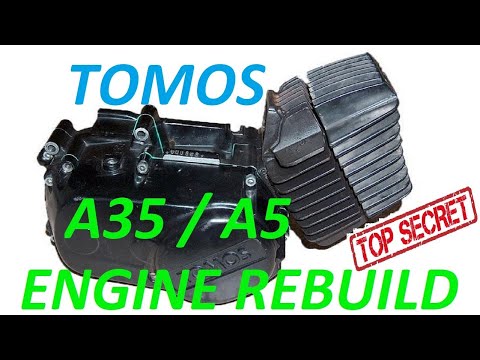 TOMOS A35 / A5 full engine rebuild, GENERALKA, flexer, quadro, sprint, standard