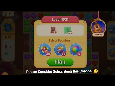 Matchington Mansion Level 1821, Level 1823, Level 1824(Hard) & Level 1825 - IOS/Android