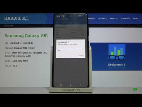 Samsung Galaxy A51 Geekbench CPU TEST