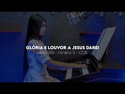 Hino 285 da CCB - Glória e louvor a Jesus darei - Cantado no Órgão TOKAI T1-Spinet - Larissa Rosa