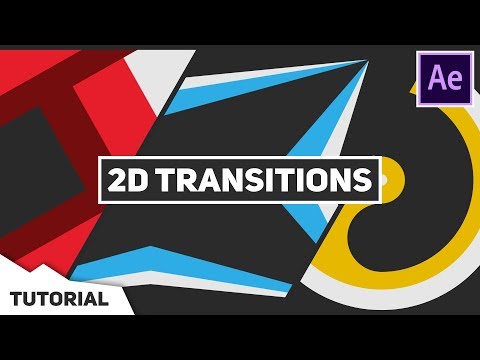 (New) Create 2D Transitions in After Effects For Beginners | NO PLUGINS REQUIRED | Free Template Video