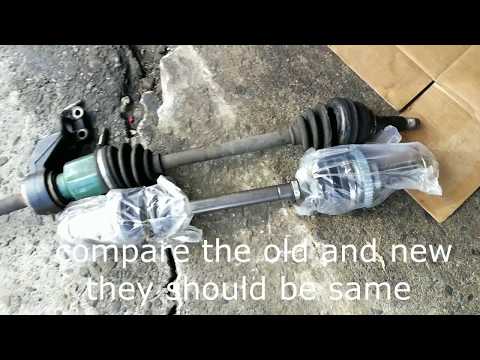 how to replace 98 mazda protege cv axle