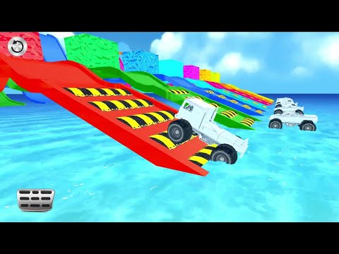 Cars vs Portal Trap With Slide Colors |BeamNG game cartoon