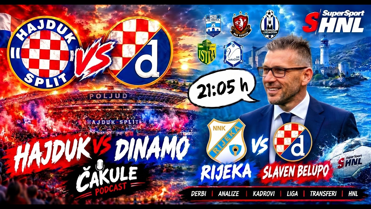ANALIZA DERBIJA: Hajduk vs Dinamo s Josipom Kvasinom ,Hnl analiza !