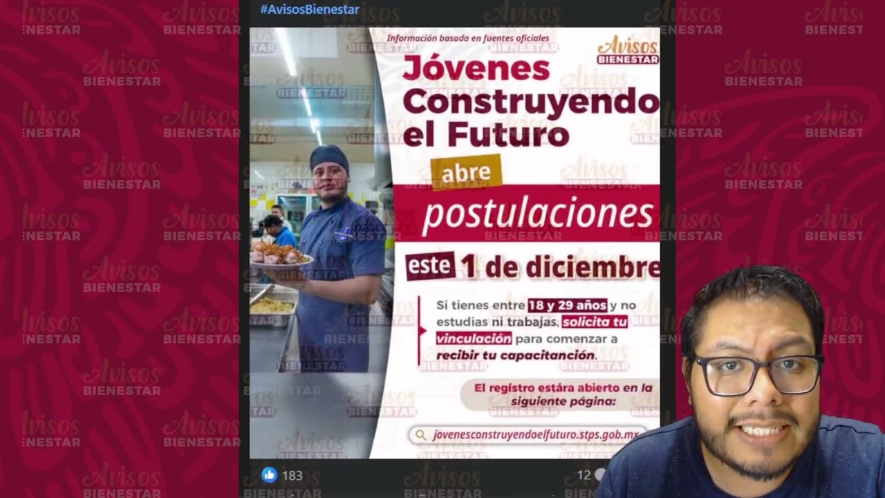 ¡YA HAY FECHA PARA EL REGISTRO! Al programa de jóvenes construyendo el futuro, QUE NO SE TE PASE