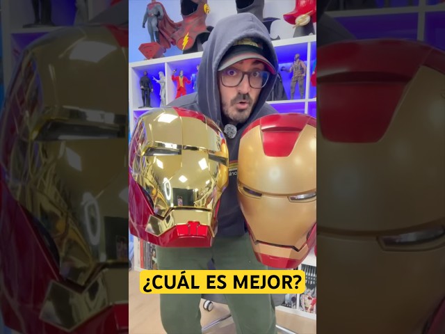 Vídeo relacionado con GEEOO Casco de Iron Man Mk5 1:1 Casco Electrónico Portátil con Control de Voz en Inglés, Apertura y Cierre, Máscara de Iron Man con Sensor Táctil y Luces LED para Navidad Halloween