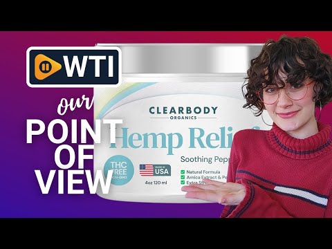 Clearbody Organics - USA Made Hemp Cream Maximum Strength 4 oz - Soothe Discomfort in Back - WTI product video review