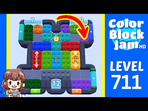 Color Block Jam Level 711 Solution Walkthrough