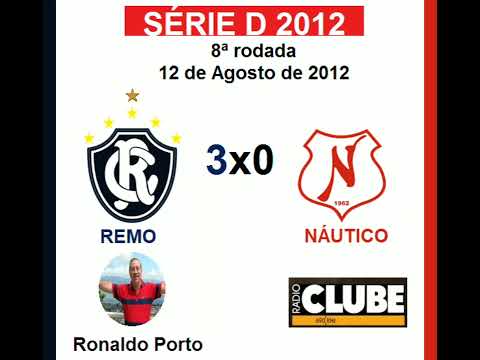 Remo 4 x 0 Náutico/RR - Série D 2012 - Narração: Ronaldo Porto - Rádio Clube do Pará