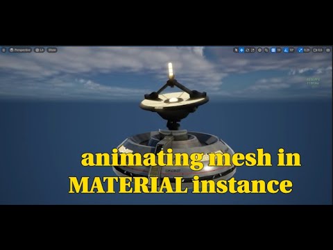 #ue5 animate mesh rotation inside material