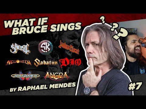 What if BRUCE DICKINSON sang in other bands?! #7 by Raphael Mendes