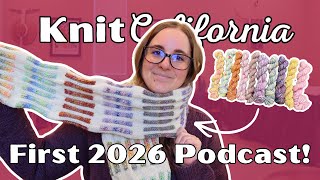 New handspun scarf, Traveler Shell button band, and Shoop is back! - Knit California Podcast