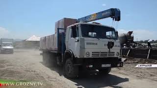 Одна из самых больших строительных площадок развернулась в Курчалое 