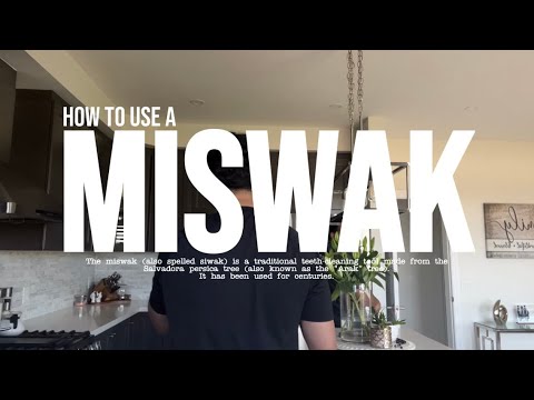 How to Use a Miswak (Siwak) || Sunnah Toothbrush Guide for Beginners
