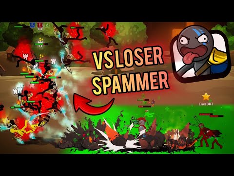 Fight Against Stupid Archidon & Spell Spammer On Ranked Again - Stick War: Spells