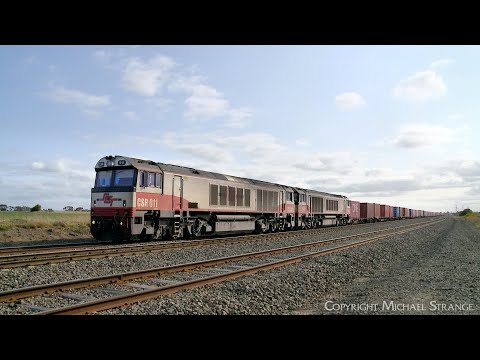 7922V SCT / SBR Dooen Container Train With CSR011 CSR008 Departing Gheringhap (12/9/2024) - PoathTV