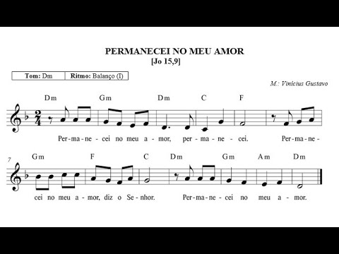 Permanecei No Meu Amor - Vinícius Gustavo