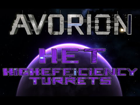 Avorion - High Efficiency Turrets mod - (HET) Clandatoh Cannon Turret Test