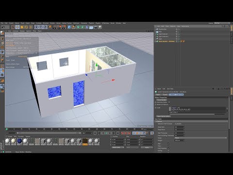Cinema 4D Tutorial How to Create an Office Space 1 House Builder