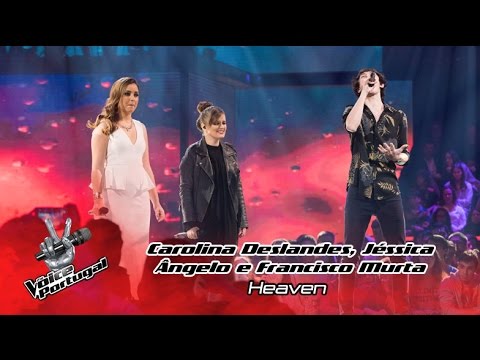Carolina Deslandes, Jéssica Ângelo e Francisco Murta - Heaven | Gala | The Voice Portugal