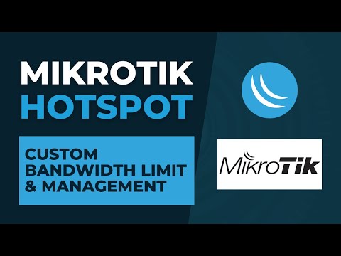Mikrotik Hotspot - Custom Bandwidth Limit & Management | Mikrotik Configuration Tutorial