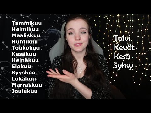 Learn Finnish - Seasons and months - Vuodenajat ja kuukaudet
