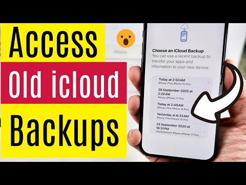 How to Access OLD iCloud Backups on iPhone (Find & Restore Easily)