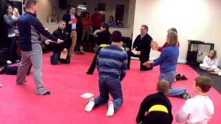 preview picture of video 'North Andover Cervizzi's Martial Arts Academy board breaking tournament'