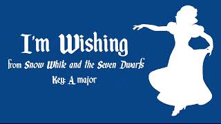 I&#39;m Wishing (karaoke/instrumental) - Snow White and the Seven Dwarfs