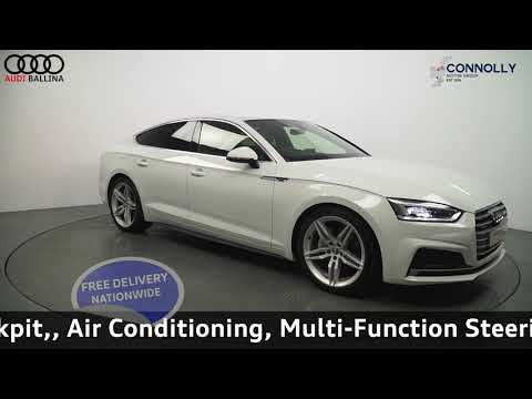 CMG AUDI BALLINA KO68XDM AUDI A5 Sportback Quattro S Line 190bhp Auto,WHITE