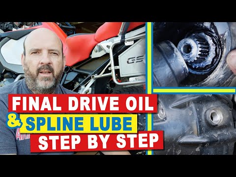 Final Drive Oil Change/Spline Lube BMW R1200GS/1250GS : DETAILED Step-by-Step Instructions