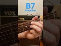 B7 Chord Simplified Guitar Lesson
